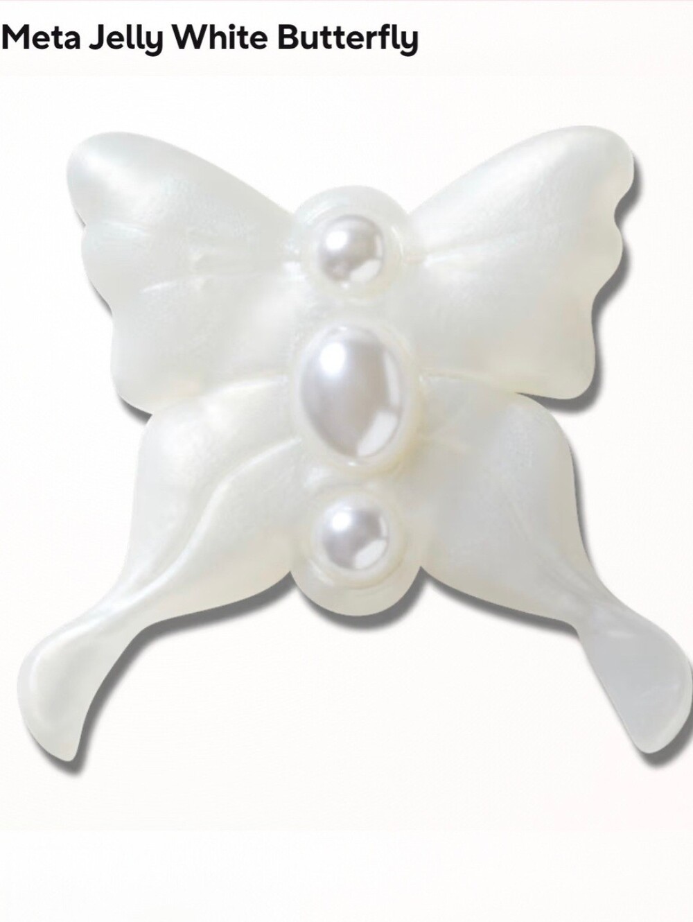 Crocs Meta Jelly White Butterfly